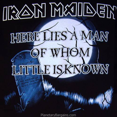 Iron Maiden Benjamin Breeg Shirt - Vintage Heavy Metal Rock Shirt - Eddie  In A Graveyard Shirt @SuperShirtGuy