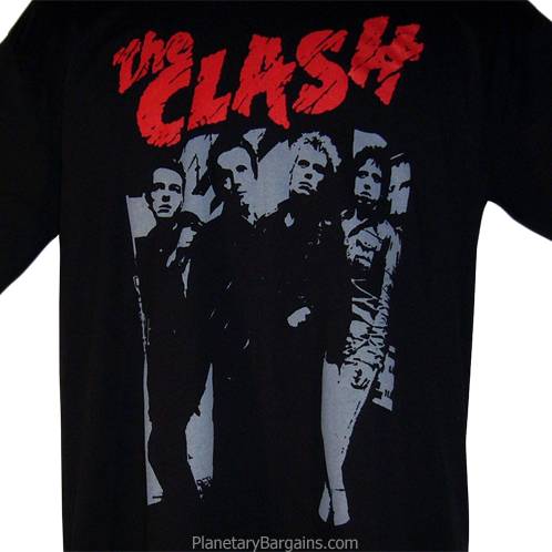 The Clash T Shirt Rock the Casbah Inspiré Tee shirt noir 
