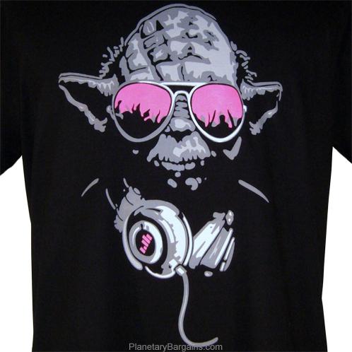 yoda headphones t shirt