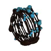 Turquoise Bead Twine Bracelet